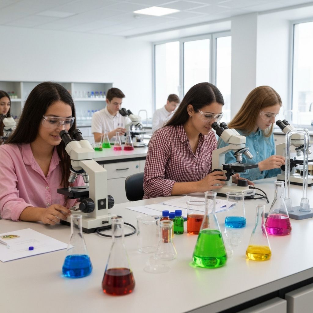 STEM Lab with students